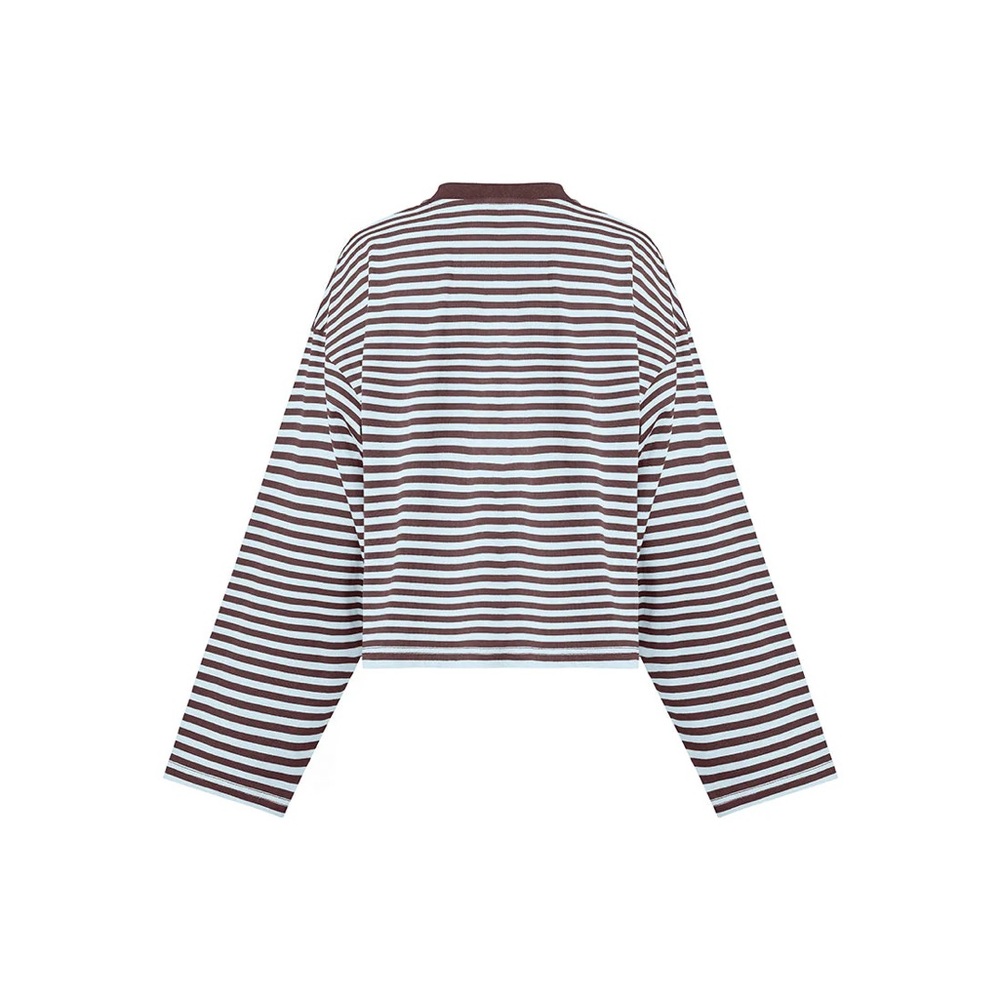 Lioness BLOOM LONG SLEEVE| CHOCOLATE SEA STRIPE C00 - Picture 7 of 7
